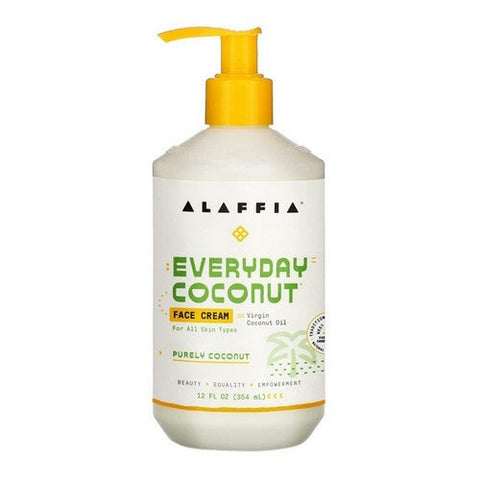 Alaffia, Everyday Coconut Face Cream, 12 Oz Alaffia