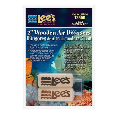 Lee's, Wooden Air Diffuser Tan 2 Inches, 2 Pieces Lee's