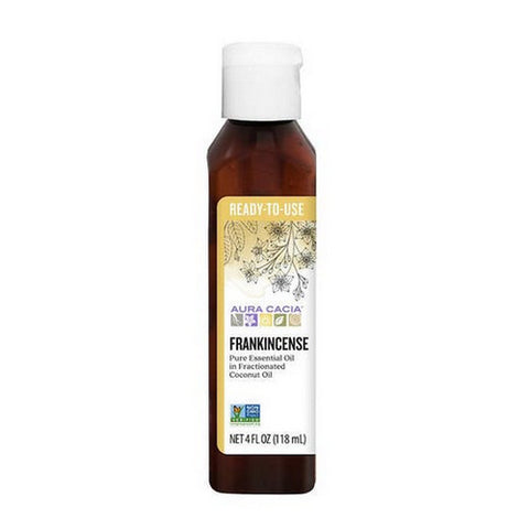 Aura Cacia, Pure Essential Oil In Fractionated Coconut Oil Frankincense, 4 Oz Aura Cacia