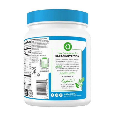 Orgain, Protein Powder + Oatmilk Vanilla Bean, 16.9 Oz Orgain