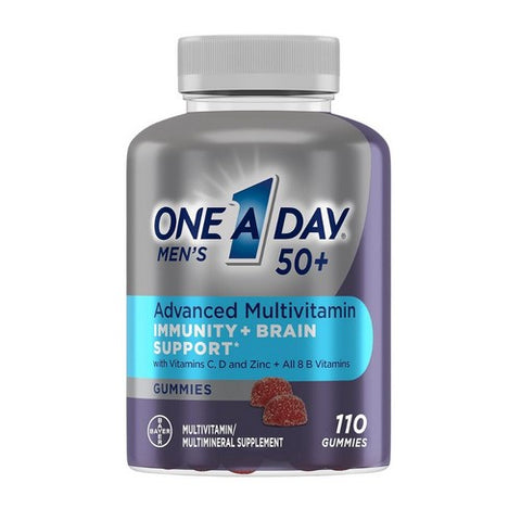 Men'S 50+ Advanced Multivitamin 110 Gummies by One A Day