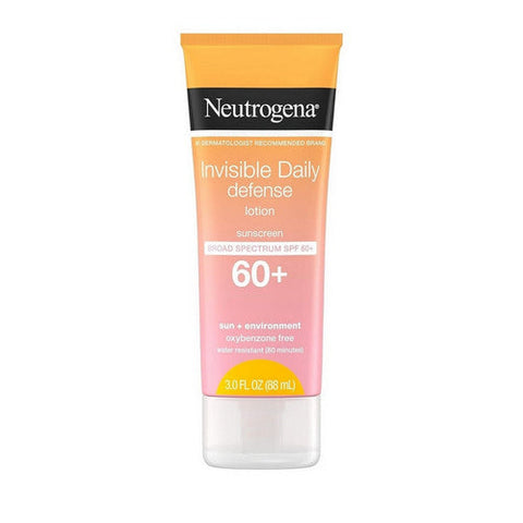 Neutrogena, Invisible Daily Defense Sunscreen Lotion Spf 60+, 3 Oz Neutrogena