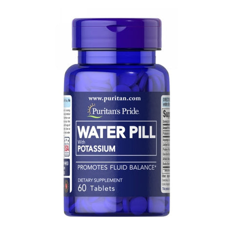 Puritan's Pride, Water Pill with Potassium, 60 Tablets Puritan's Pride