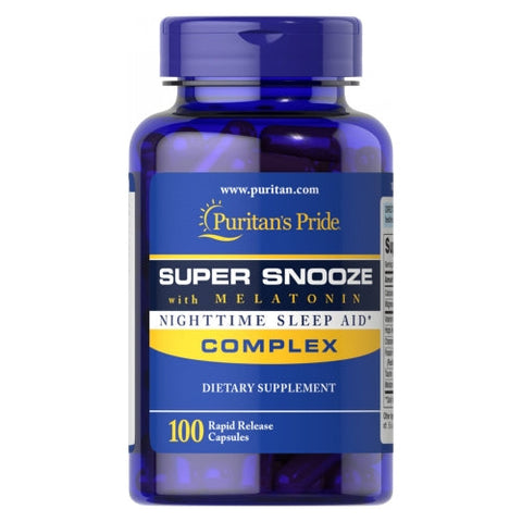 Puritan's Pride, Super Snooze with Melatonin, 120 Caplets Puritan's Pride
