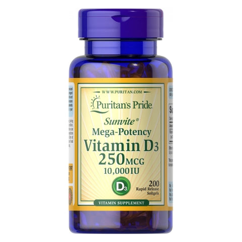 Vitamin D3 200 Softgels by Puritan's Pride