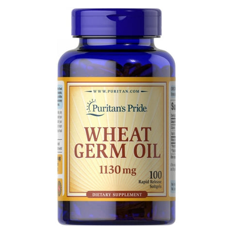 Puritan's Pride, Wheat Germ Oil, 1130 mg, 100 Rapid Release Softgels Puritan's Pride