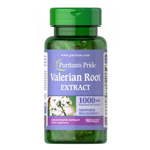 Puritan's Pride, Valerian Root, 1000 mg, 90 Softgels Puritan's Pride