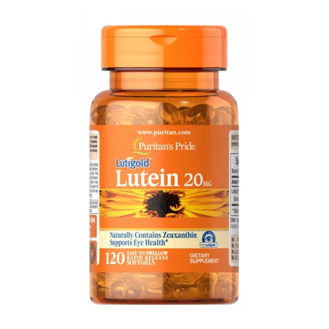 Puritan's Pride, Lutein with Zeaxanthin, 20 mg, 120 Softgels Puritan's Pride