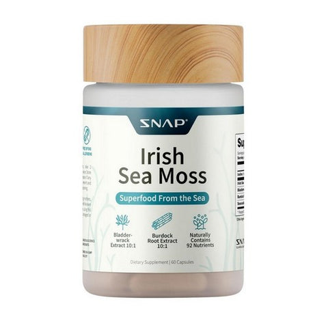 Snap Supplements, Irish Sea Moss, 60 Caps Snap Supplements
