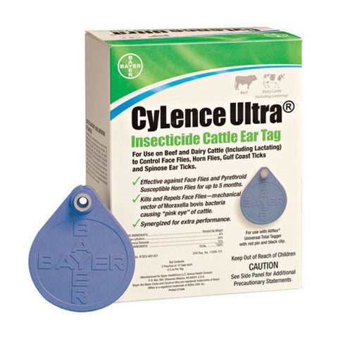 Elanco, Cylence Ultra Insecticide Cattle Ear Tags, 20 Count Elanco