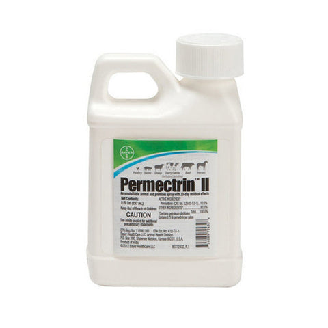 Elanco, Permectrin II Animal and Premise Insecticide Concentrate, 8 Oz Elanco