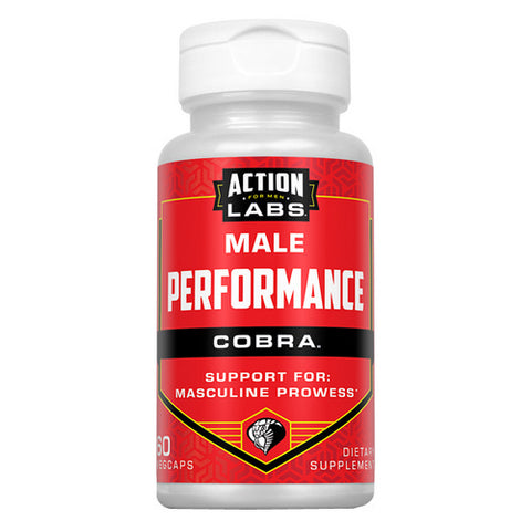 Action Labs, Male Performance Cobra, 60 Count Action Labs