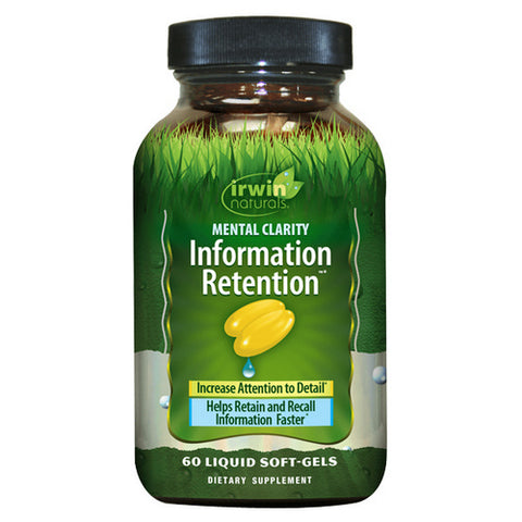 Mental Clarity Information Retention 60 Softgels by Irwin Naturals