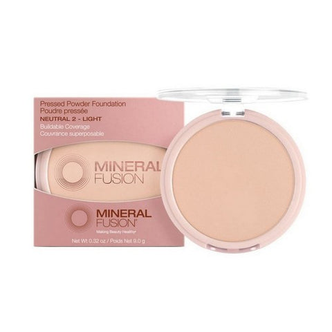 Mineral Fusion, Neutral 2 Light Pressed Powder Foundation, 0.32 Oz Mineral Fusion
