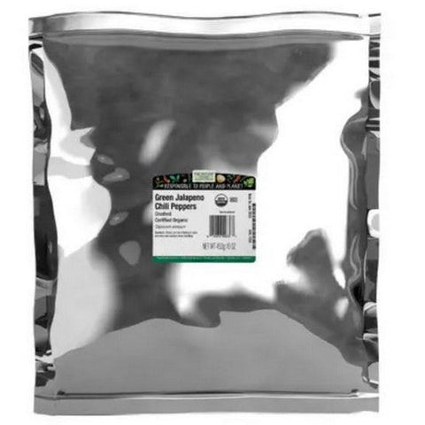 Frontier Coop, Organic Green Jalapeno Chili Pepper Crushed, 16 Oz Frontier Coop