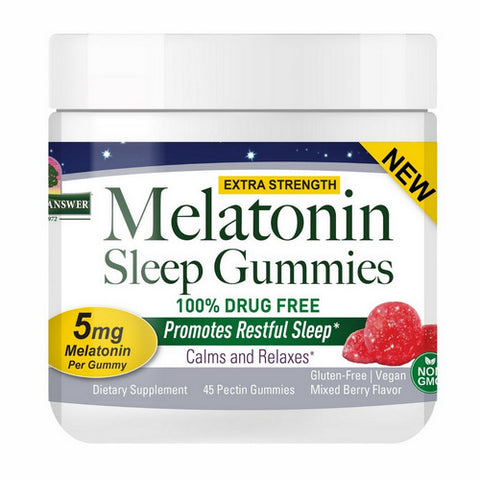 Nature's Answer, Melatonin Sleep Gummies, 5 Mg, 45 Count