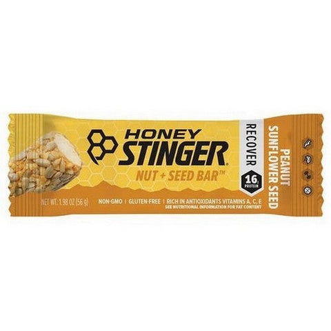 Honey Stinger, Peanut Sunflower Nut + Seed Bar, 1.98 Oz