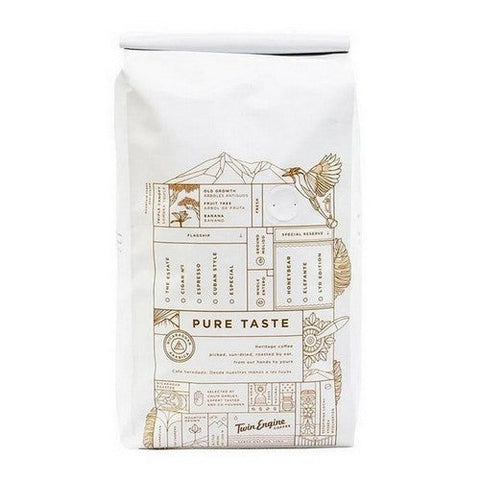 Twin Engine Coffee, Organic Estate Breakfast Whole Bean Coffee, 2.2 lb