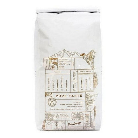 Twin Engine Coffee, Organic Estate Dark Whole Bean Coffee, 2.2 lb