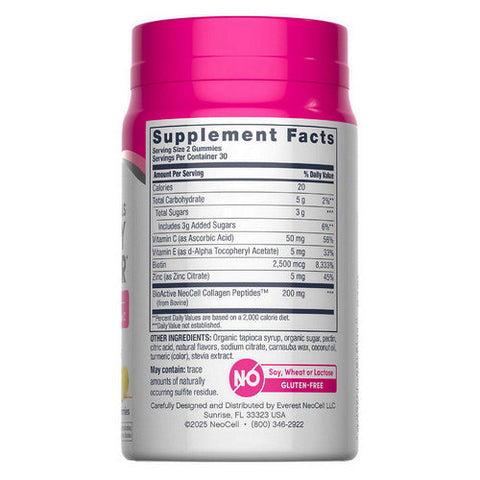 Neocell Laboratories, Hair, Skin & Nails Beauty Builder Gummies, 60 Count