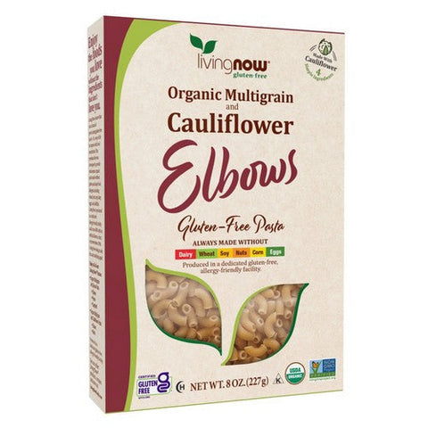 Now Foods, Organic Cauliflower And Multigrain Elbows Pasta, 8 Oz Now Foods