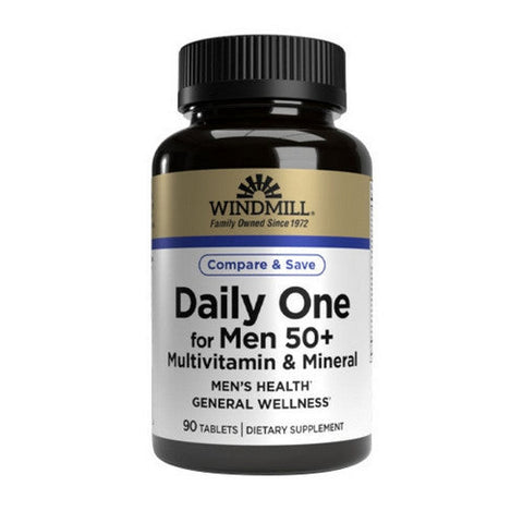 Windmill Health, Daily One For Men 50+, 90 Tablets Windmill Health