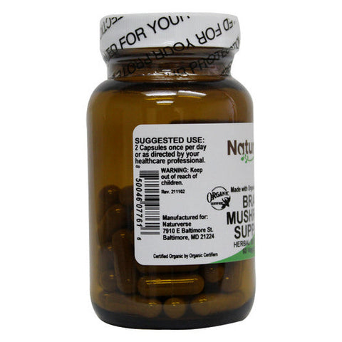 Naturverse, Brain Mushroom Support COG Powder Capsules, 60 VegCaps Naturverse
