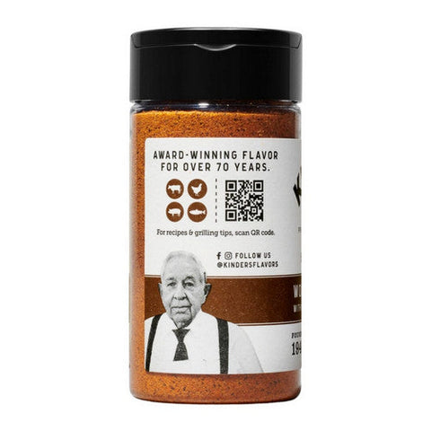 Kinders, Seasoning Woodfired Garlic, 6 Oz (Case Of 6) Kinders