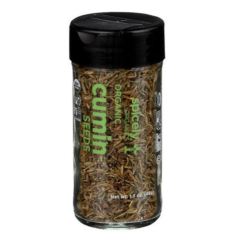Spicely Organics, Organic Cumin Seeds, 1.7 Oz (Case Of 3) Spicely Organics