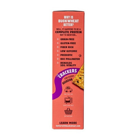 Better With Buckwheat, Everything Cracker, 4.25 Oz(Case Of 6) Better With Buckwheat