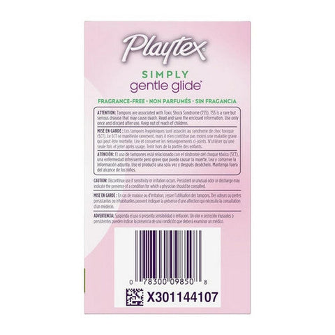 Playtex, Simply Gentle Glide Plastic Tampons Super, 36 Count Playtex