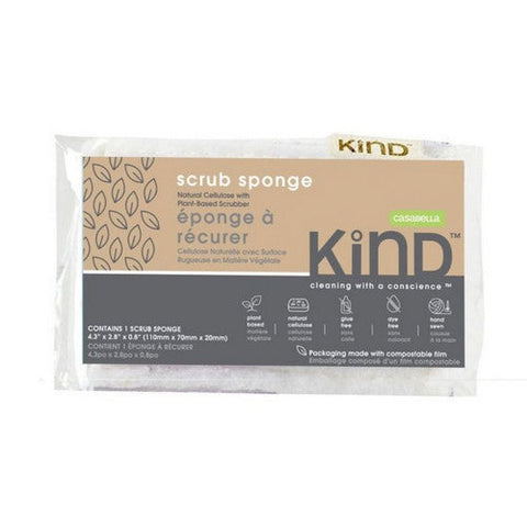 Casabella Kind, Plant Based Scrub Sponge, 1 Count (Case of 24) Casabella Kind