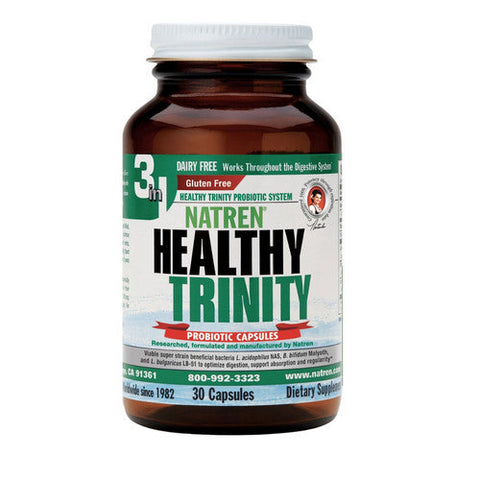 Natren, Healthy Trinity, Dairy Free, 30 CAP Natren