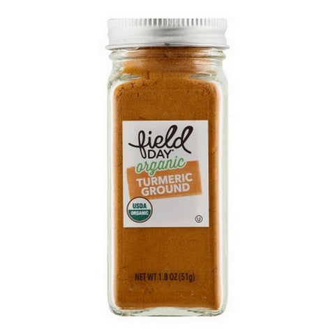 Organic Ground Turmeric 1.8 Oz (Case Of 6) by Field Day