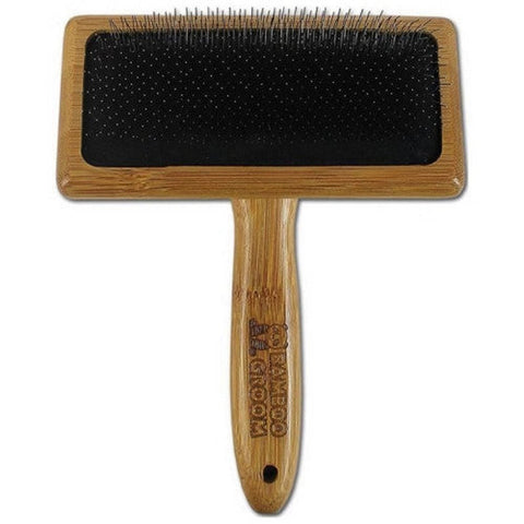 Bamboo Groom, Bamboo Groom Slicker Brush, LG Bamboo Groom