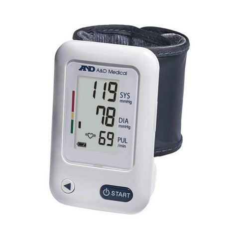 A & D, Essential Blood Pressure Monitor Wrist, 1 Count