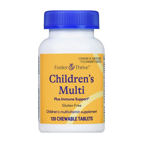 Children's Multi Plus Immune Support Chewable 120 Tabs by Foster And Thrive