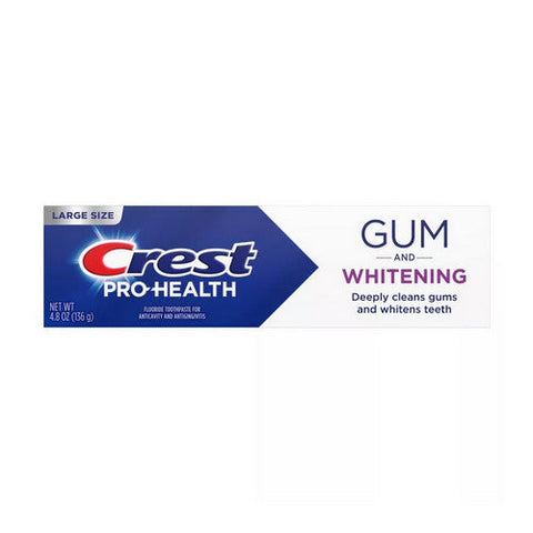 Crest, Pro Health Gum Detoxify Gentle Whitening Fluoride Toothpaste, 4.8 Oz Crest