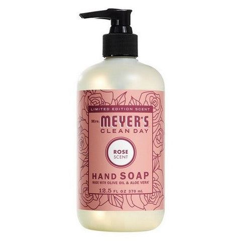 Mrs. Meyer's, Hand Soap Liquid Rose, 12.5 Oz (Case Of 6)