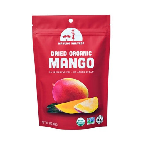 Mavuno Harvest, Organic Dried Mango, 6 Oz (Case Of 6) Mavuno Harvest