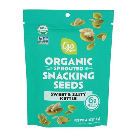 Go Raw, Organic Sprouted Snacking Seeds Sweet And Salty Kettle, 4 Oz (Case Of 6) Go Raw