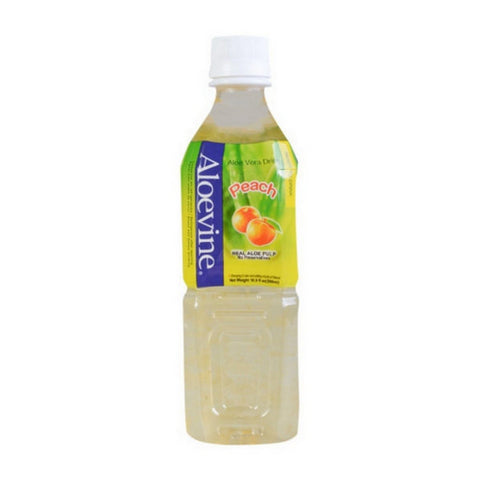 Refreshing Peach Aloe Vera Drink 16.9 Oz (Case Of 20) by Aloevine