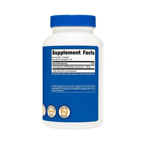 Nutricost, TMG Capsules, 750 Mg, 120 Count Nutricost