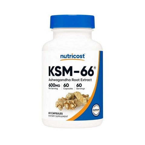 Nutricost, Ksm-66 Ashwagandha Root Extract, 600 Mg, 60 Count