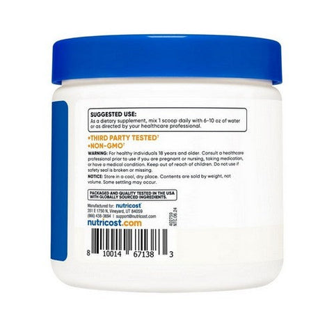Nutricost, L-Serine Powder Unflavoured, 8 Oz Nutricost