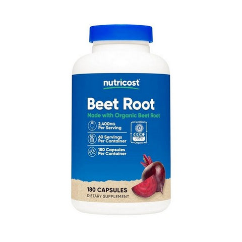 Nutricost, Beetroot, 2400 Mg, 180 Caps Nutricost
