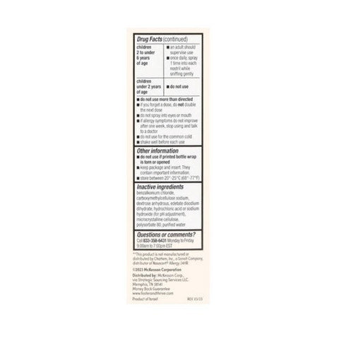 Foster And Thrive, 24HR Allergy Nasal Spray, 16.9 Ml Foster And Thrive