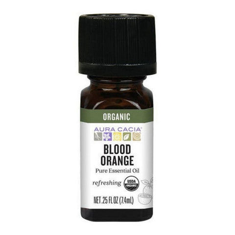 Aura Cacia, Organic Blood Orange Essential Oil, 0.25 Oz Aura Cacia