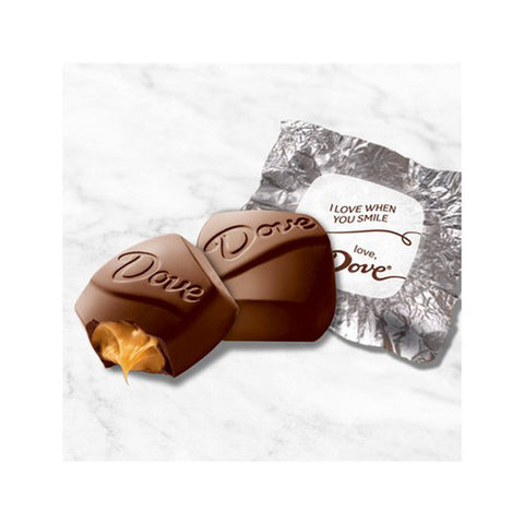 Valentine's Day Love Notes Caramel And Milk Chocolate Candy 7.94 Oz (Case Of 24) by Dove