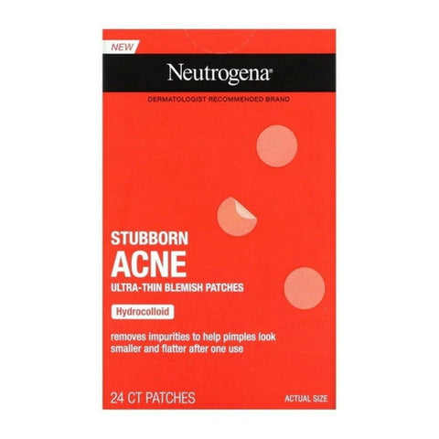 Neutrogena, Stubborn Acne Ultra-Thin Blemish Patches, 24 Count Neutrogena